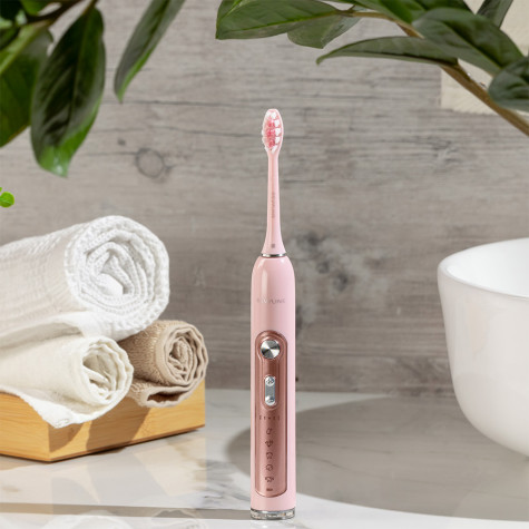 Электрическая звуковая зубная щётка Revyline RL 010 Pink