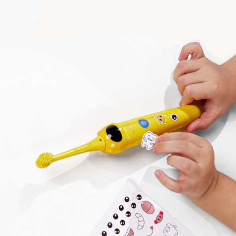 Электрическая звуковая зубная щётка Revyline RL 020 Kids, Yellow