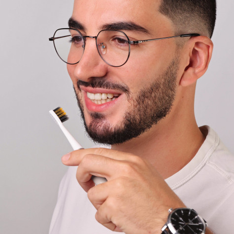 Электрическая звуковая зубная щётка  Revyline RL 030, серая