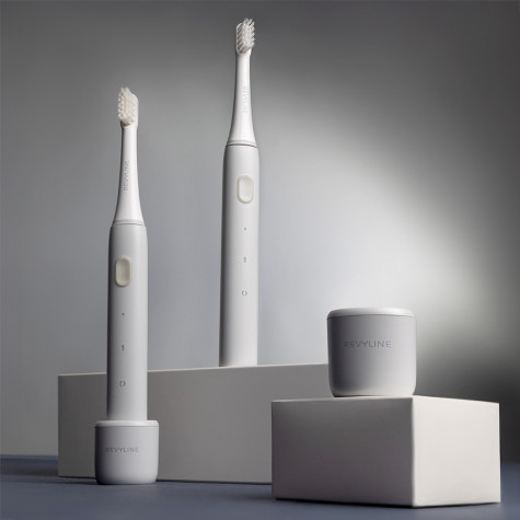 Электрическая звуковая зубная щётка Revyline RL 050, серая