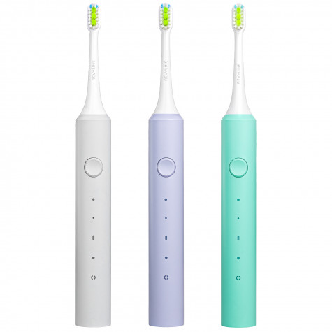 Электрическая звуковая зубная щётка Revyline RL 040, зеленая