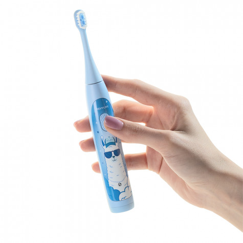 Электрическая звуковая зубная щётка Revyline RL 035 Kids, light Blue