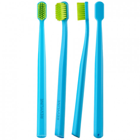 Зубная щетка Revyline SM6000 PRO голубая - салатовая, мягкая