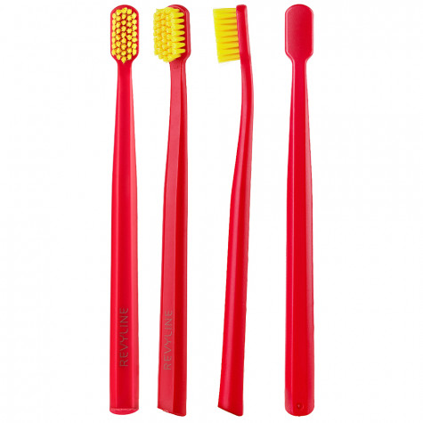 Зубная щетка Revyline SM6000 PRO красная - желтая, мягкая