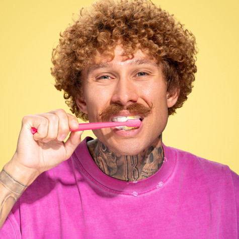 Зубная щетка Revyline SM6000 PRO розовая - желтая, мягкая