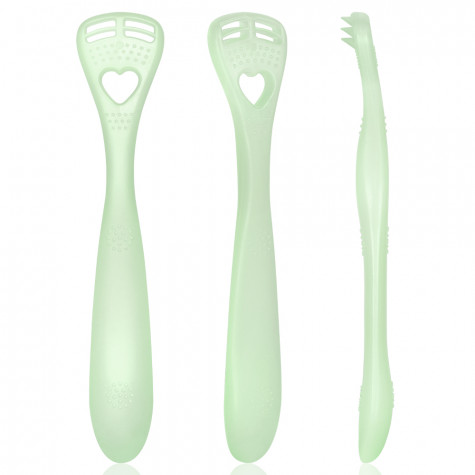 Скребок для языка Revyline Soft, салатовый