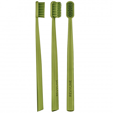 Набор зубных щеток Revyline SM6000 DUO Orange + Khaki