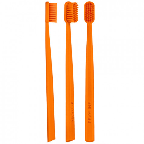 Набор зубных щеток Revyline SM6000 DUO Orange + Khaki