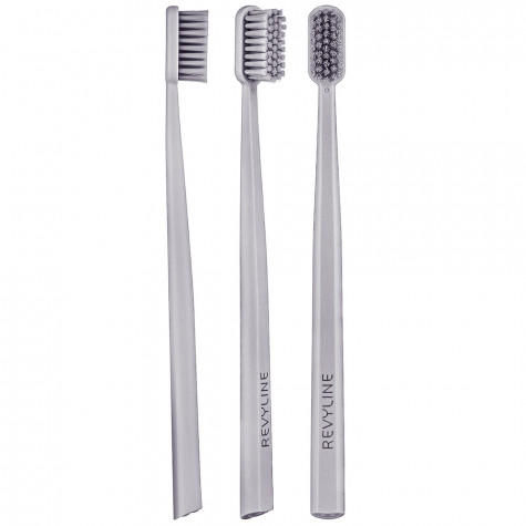 Набор зубных щеток Revyline SM6000 DUO Yellow + Grey