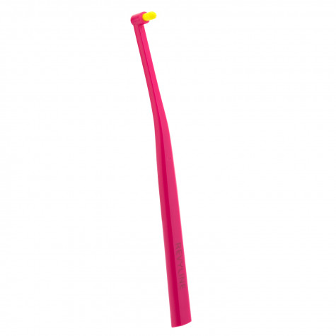 Зубная щетка Revyline SM1000 Single Long 9mm, монопучковая, розовая- желтая