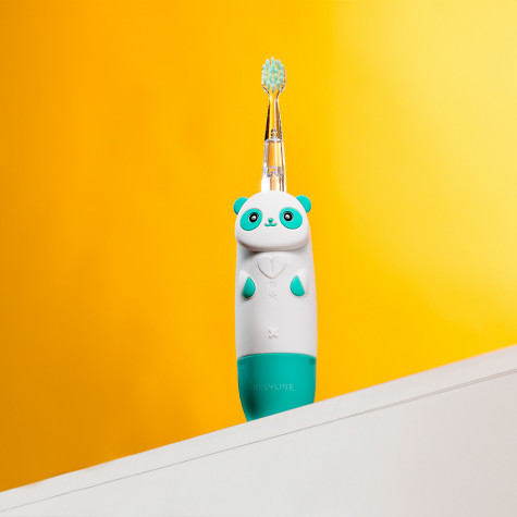 Электрическая звуковая зубная щетка Revyline RL 025 Panda, зеленая