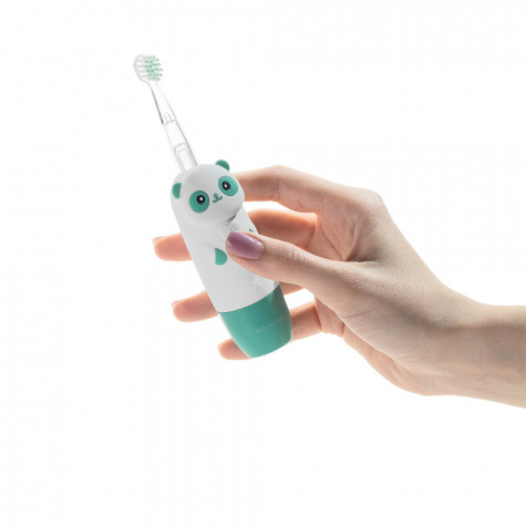 Электрическая звуковая зубная щетка Revyline RL 025 Panda, зеленая