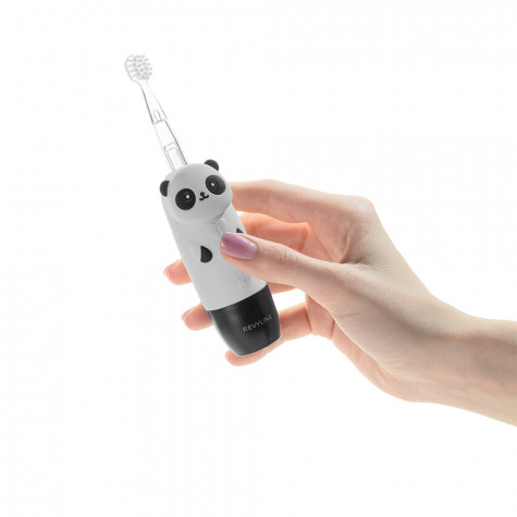 Электрическая звуковая зубная щетка Revyline RL 025 Panda, черная