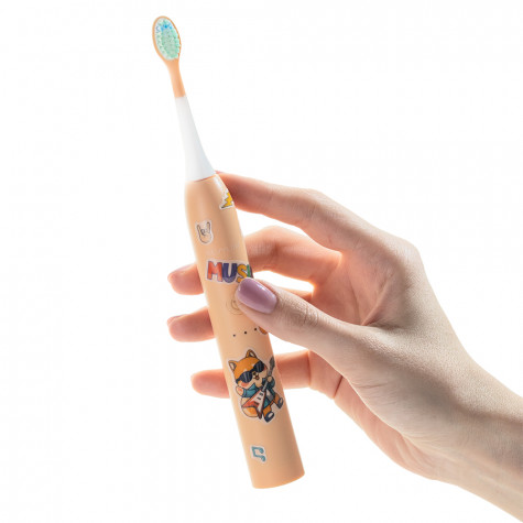 Электрическая зубная щетка Revyline RL 055 Kids, Peach