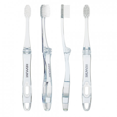 Зубная щетка Revyline S4000 Travel Glass, голубая