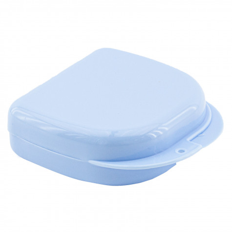Revyline Denture Box 03 контейнер для хранения зубных конструкций, голубой