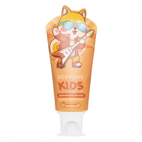 Зубная паста Revyline Kids Персик, 60 г