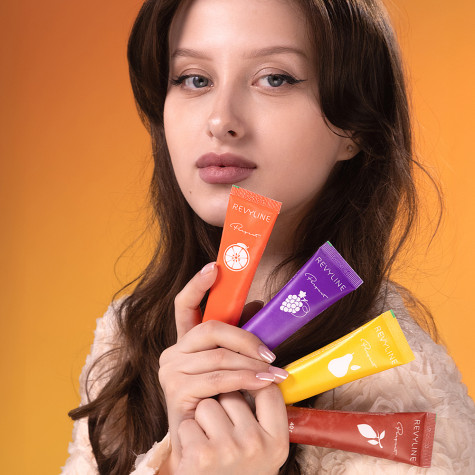 Набор Зубных паст Revyline Perfect Виноград + Груша + Грейпфрут + Шоколад, 4х40 г