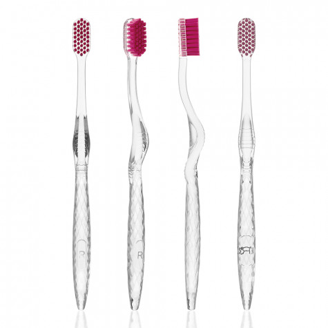 Набор зубных щеток Revyline SM6500 Duo Crystal, Light green & Pink