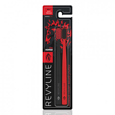 Набор зубных щеток Revyline SM6000 DUO Special Color Edition Fire Horse